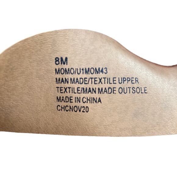 UNIONBAY Momo Slide Pink Rhinestone Double Strap Women’s Size 8 - Picture 6 of 8